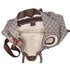 Gucci Large Courrier Convertible Tote GG Coated Canvas Applique